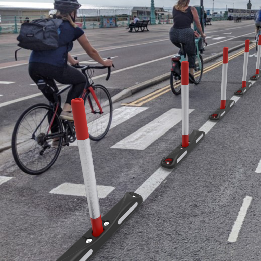 New high defender TSI Edge Bollards to protect cyclists